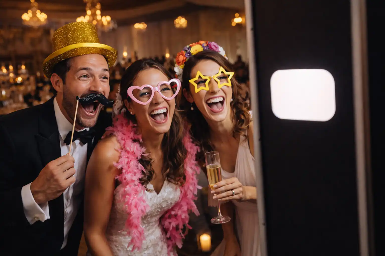 Fotobox mieten für Hochzeit & Gala – Spaßige Momente live festgehalten